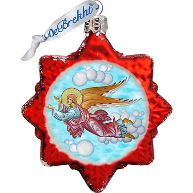 Designocracy Story of Nativity Mercury Glass Ornaments Set of 3 by G. DeBrekht Nativity Holiday Decor