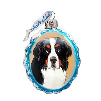 Designocracy Best Friend Rescue Dog Mercury Glass Ornament by G. DeBrekht Pets Dog and Cats Decor