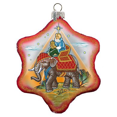 G.Debrekht Miracle Nativity King Snowflake Ornament Holiday by Debrekht