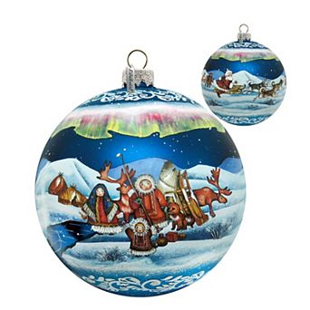 Northern Light Ball Glass Ornament Limited Edition by G. DeBrekht