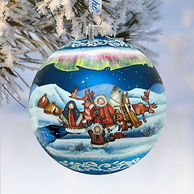 Northern Light Ball Glass Ornament Limited Edition by G. DeBrekht