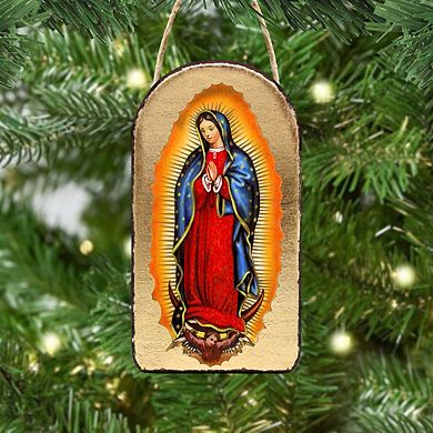 G.Debrekht Lady of Guadalupe Religious Christian Sacred Icon Ornament Inspirational Icon Decor