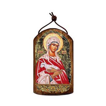 G.Debrekht Saint Agnia Religious Christian Sacred Icon Ornament Inspirational Icon Decor