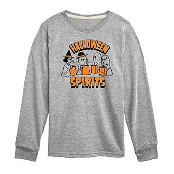 Boys 8-20 Peanuts Halloween Spirits Long Sleeve Graphic Tee