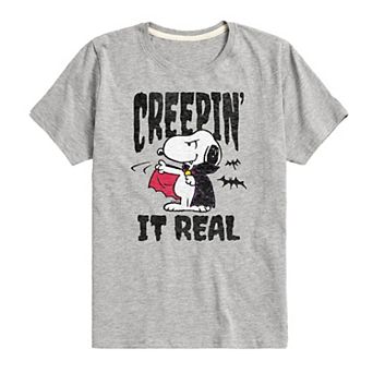 Boys 8-20 Peanuts Snoopy Creepin' It Real Graphic Tee