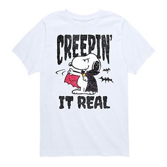 Boys 8-20 Peanuts Snoopy Creepin' It Real Graphic Tee