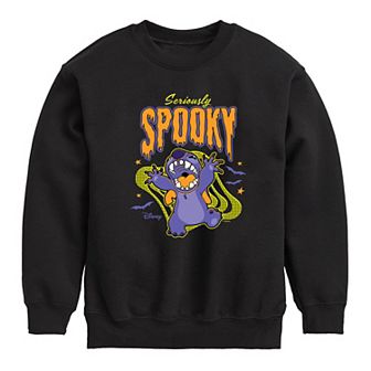 Disney's Lilo & Stitch Boys 8-20 Seriously Spooky Crew Fleece Sweatshirt
