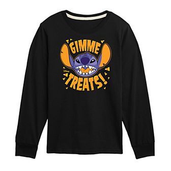 Disney's Lilo & Stitch Boys 8-20 Gimme Treat Long Sleeve Graphic Tee
