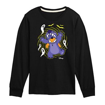 Disney's Lilo & Stitch Boys Ghosts Long Sleeve Tee