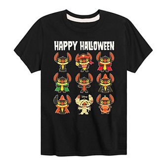 Disney's Lilo & Stitch Boys Happy Halloween Tee