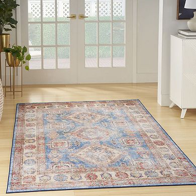 Nourison Fulton Vintage Non-slip Flatweave Indoor Rug