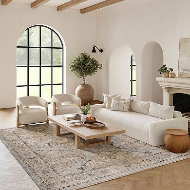 Nourison Nyle Vintage Medallion Indoor Rug