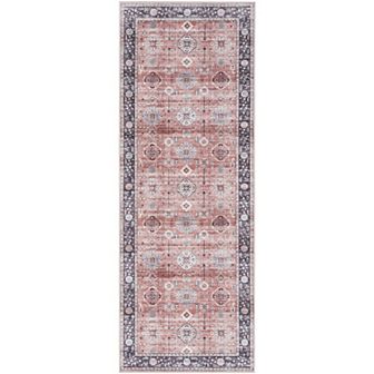 Nourison Fulton Floral Vintage Non-Slip Flatweave Indoor Rug