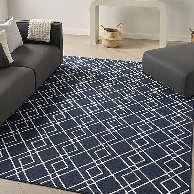 Nourison Modern Lines Geometric Indoor Rug