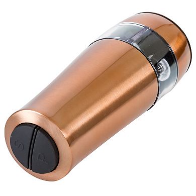 Stainless Steel Copper 2 in 1 Electric Salt & Pepper Grinder