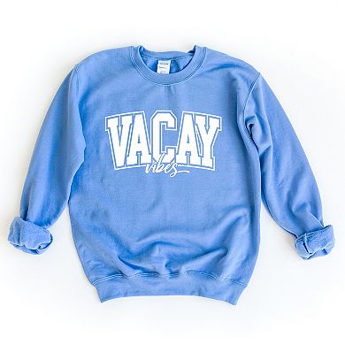 Simply Sage Market Varsity Vacay Vibes Sweatshirt