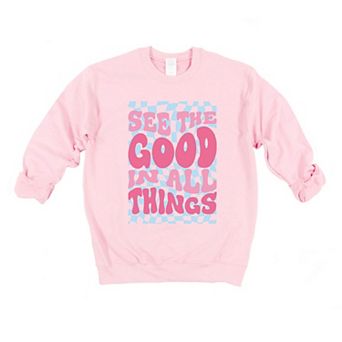 See The Good Checkered Sweatshirt