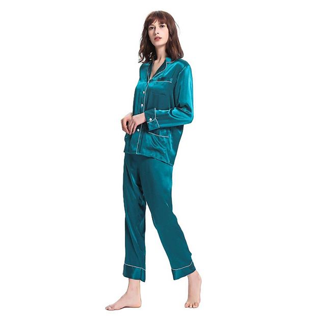 Kohls womens best sale silk pajamas