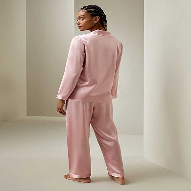 LILYSILK 22 Momme Full Length Silk Pajamas Set
