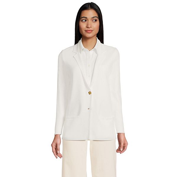 Petite Lands' End ButtonFront Sweater Blazer
