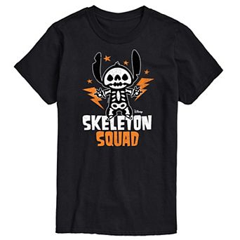Disney's Lilo & Stitch Big & Tall Skeleton Squad Graphic Tee