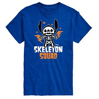 Disney's Lilo & Stitch Big & Tall Skeleton Squad Graphic Tee