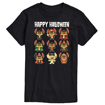 Disney's Lilo & Stitch Big & Tall Happy Halloween Graphic Tee