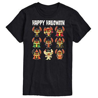 Disney's Lilo & Stitch Big & Tall Happy Halloween Graphic Tee