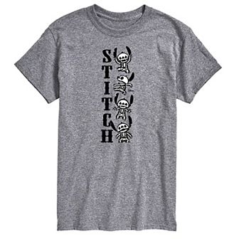 Disney's Lilo & Stitch Big & Tall Stitch Skeleton Graphic Tee