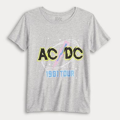 Juniors' AC/DC 1981 Tour Graphic Tee