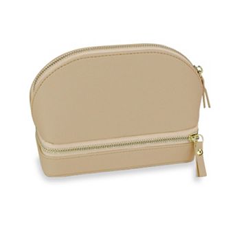 Mele and Co Duo Vegan Leather Jewelry & Cosmetic Travel Case