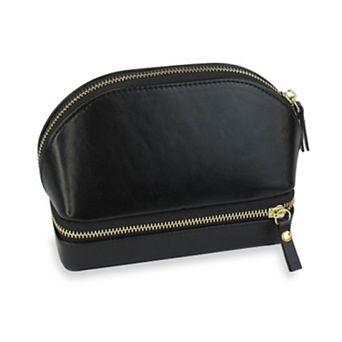 Mele and Co Duo Vegan Leather Jewelry & Cosmetic Travel Case