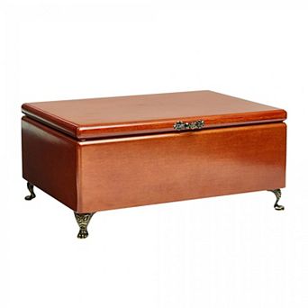 Mele and Co Kinsley Wooden Jewelry Box, Ring, Necklace & Earring Organizer