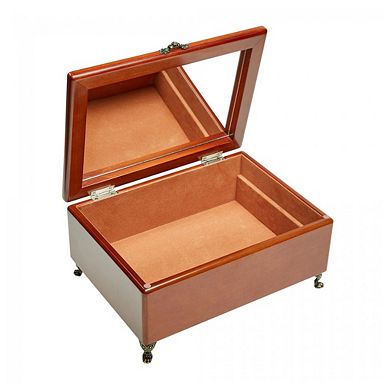 Mele & Co. Kinsley Wooden Jewelry Box, Ring, Necklace & Earring Organizer