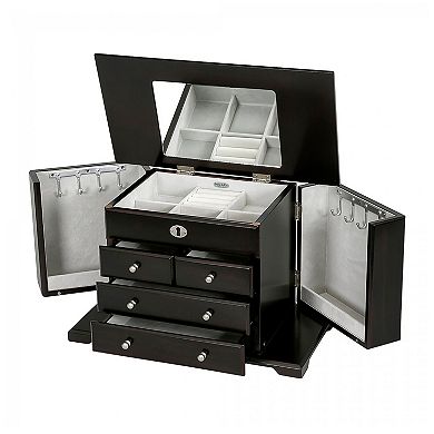 Mele and Co Ellington Wooden Jewelry Box