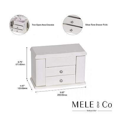 Mele & Co. Angelica Original Twirling Ballerina Musical Jewelry Box