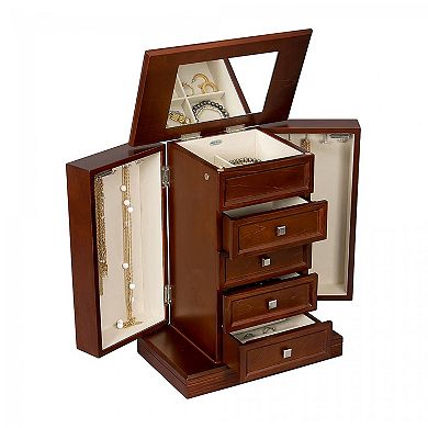 Mele and Co Thea Wooden Jewelry Box