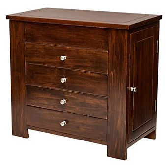 Mele and Co Makenna Wooden Jewelry Box