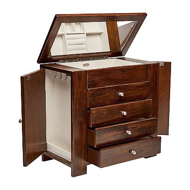 Mele and Co Makenna Wooden Jewelry Box