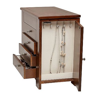 Mele and Co Makenna Wooden Jewelry Box