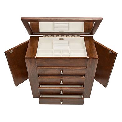 Mele and Co Makenna Wooden Jewelry Box