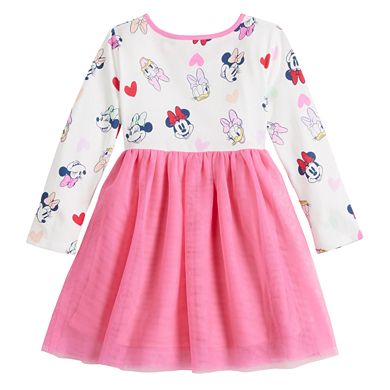 Disney's Minnie Mouse & Daisy Duck Baby & Toddler Girl Long Sleeve Tutu Dress by Jumping Beans®