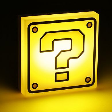 Paladone Nintendo Super Mario Question Block Mountable Night Light