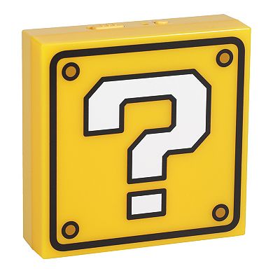 Paladone Nintendo Super Mario Question Block Mountable Night Light