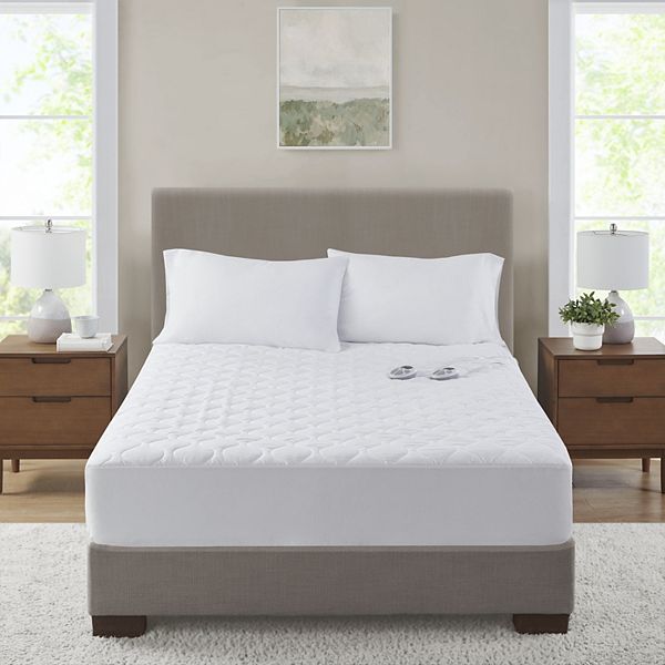 Serta® Microfiber Electric Heated Mattress Pad