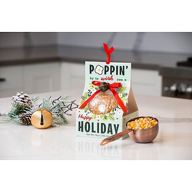 Wabash Valley Farms Poppin' In To Wish You A Happy Holiday Popcorn Ornament