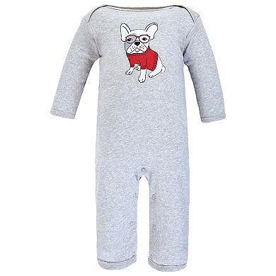Hudson Baby Infant Boy Cotton Coveralls, Boy Whimsical Dog