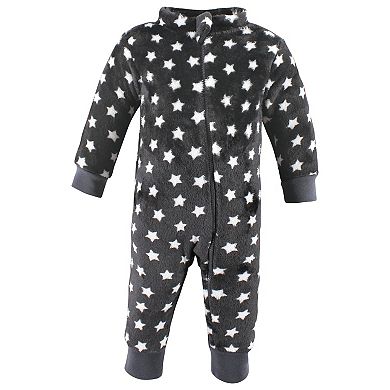 Hudson Baby Infant Boy Plush Jumpsuits, Space Adventure