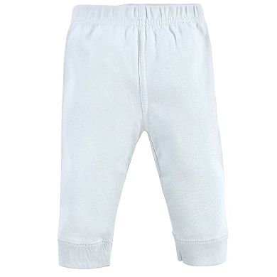 Hudson Baby Baby and Toddler Cotton Pants 4pk, Modern Elephant, 3T