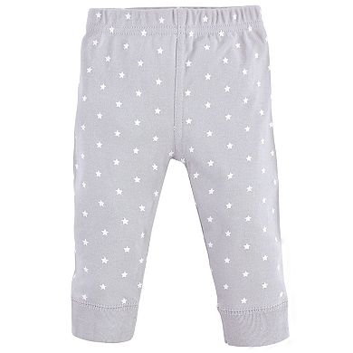 Hudson Baby Baby and Toddler Cotton Pants 4pk, Modern Elephant, 3T